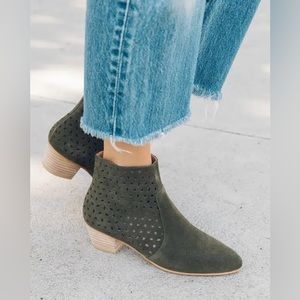 Soludos Perforated Suede Boots